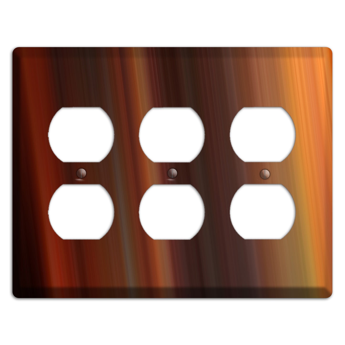 Maroon Ray of Light 3 Duplex Wallplate