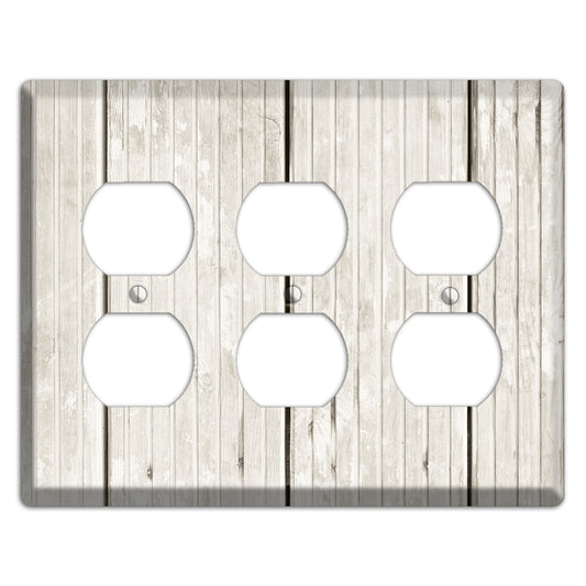 Cararra Antique 3 Duplex Wallplate