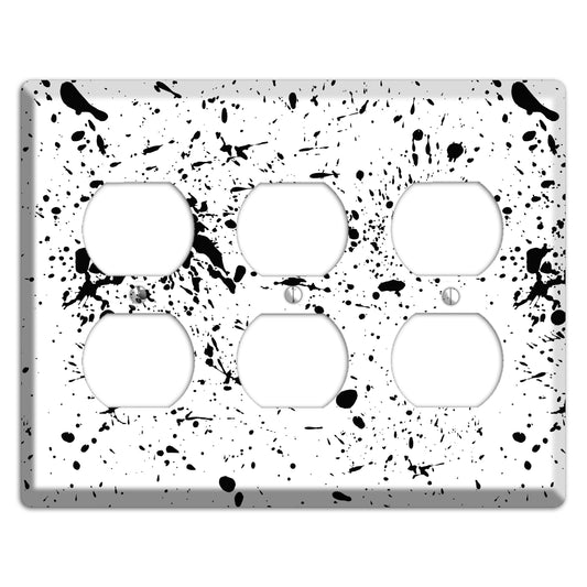 Ink Splash 4 3 Duplex Wallplate