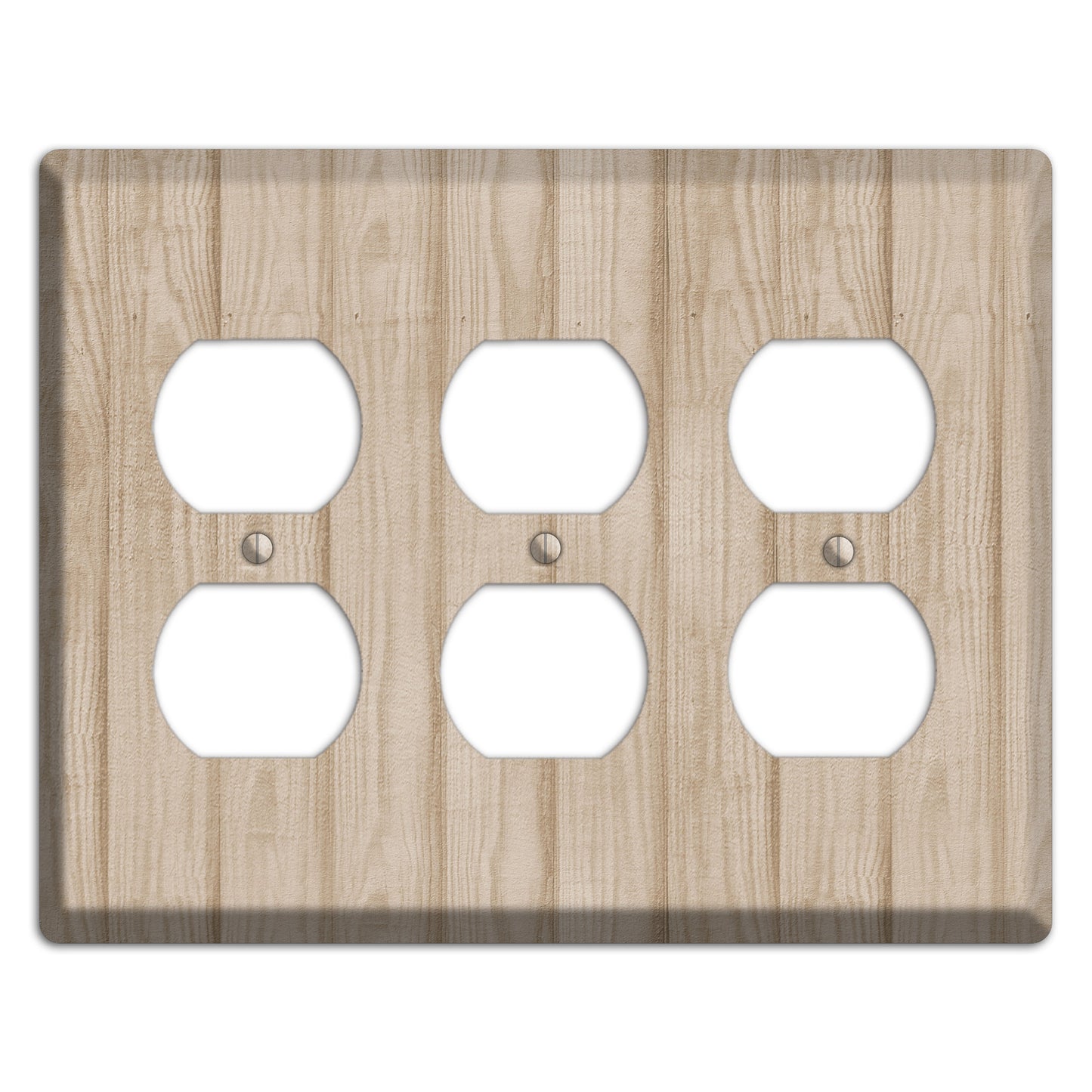 Indian Khaki Neutral Texture 3 Duplex Wallplate