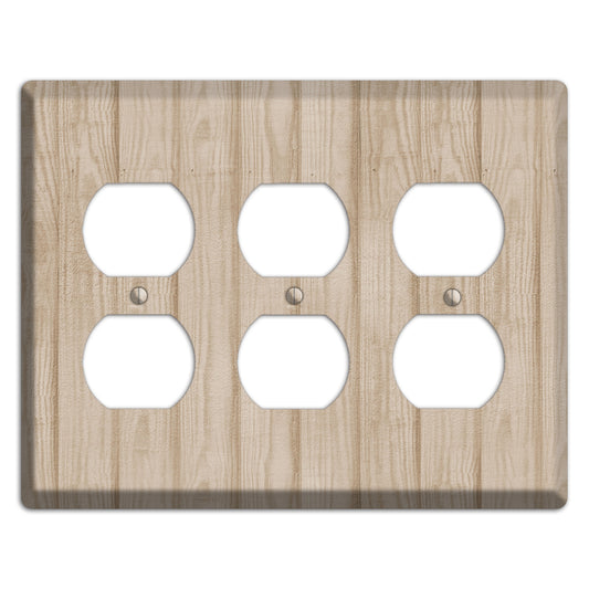 Indian Khaki Neutral Texture 3 Duplex Wallplate