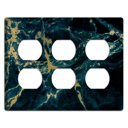 Blumine Marble 3 Duplex Wallplate