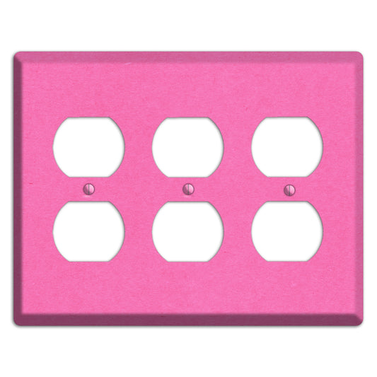 Persian Pink Kraft 3 Duplex Wallplate