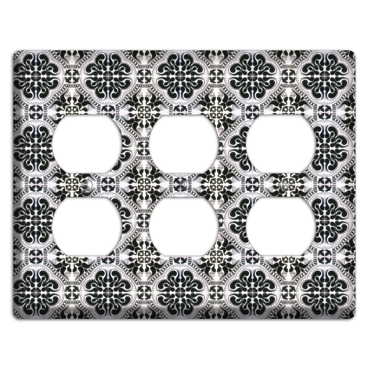 Tavira Tiles 5 3 Duplex Wallplate