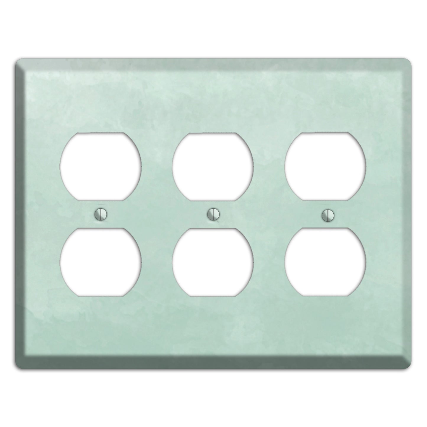 Sea Foam Green Ombre 3 Duplex Wallplate