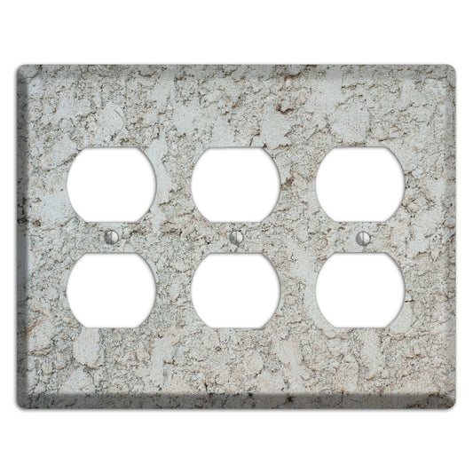 Plaster 6 3 Duplex Wallplate