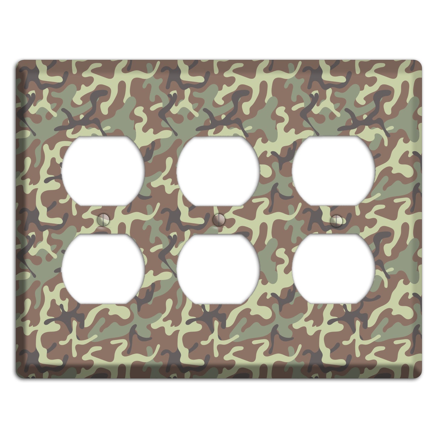 Jungle 1948 Camo 3 Duplex Wallplate