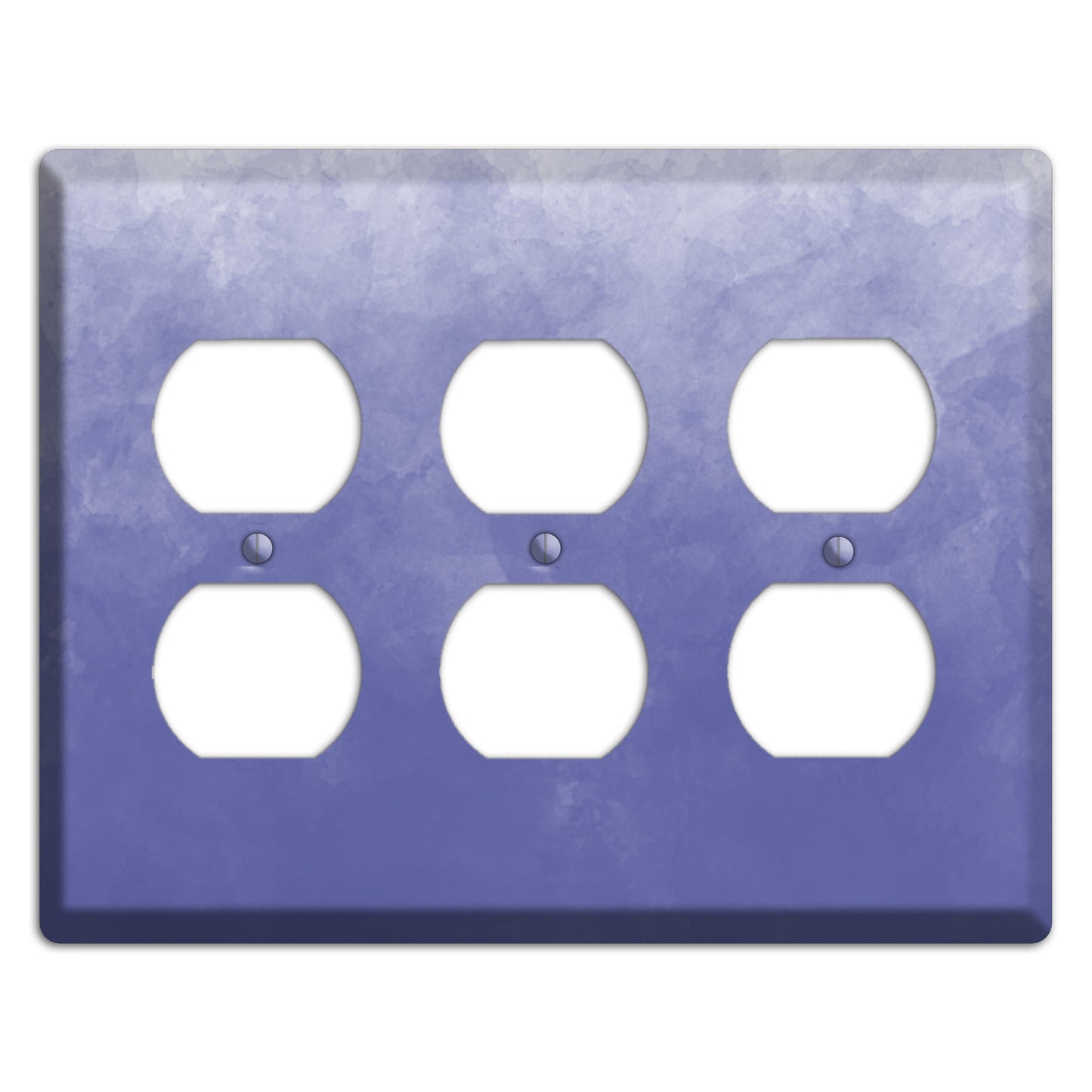 Blue Ombre 3 Duplex Wallplate