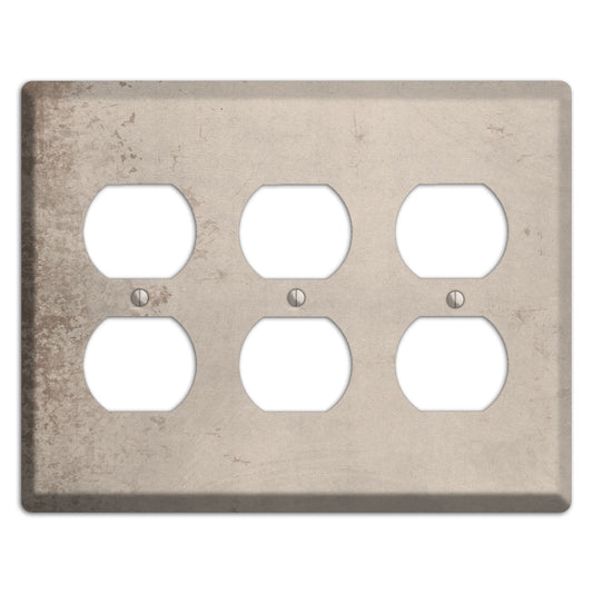 Sisal Vintage Grunge 3 Duplex Wallplate