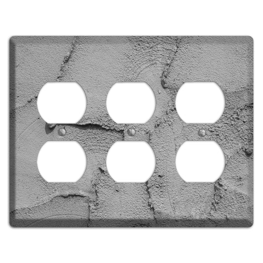 Plaster 7 3 Duplex Wallplate