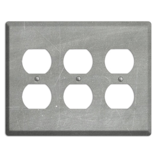 Chalk Light Green 3 Duplex Wallplate