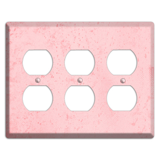 ShockingPpink Soft Coral 3 Duplex Wallplate