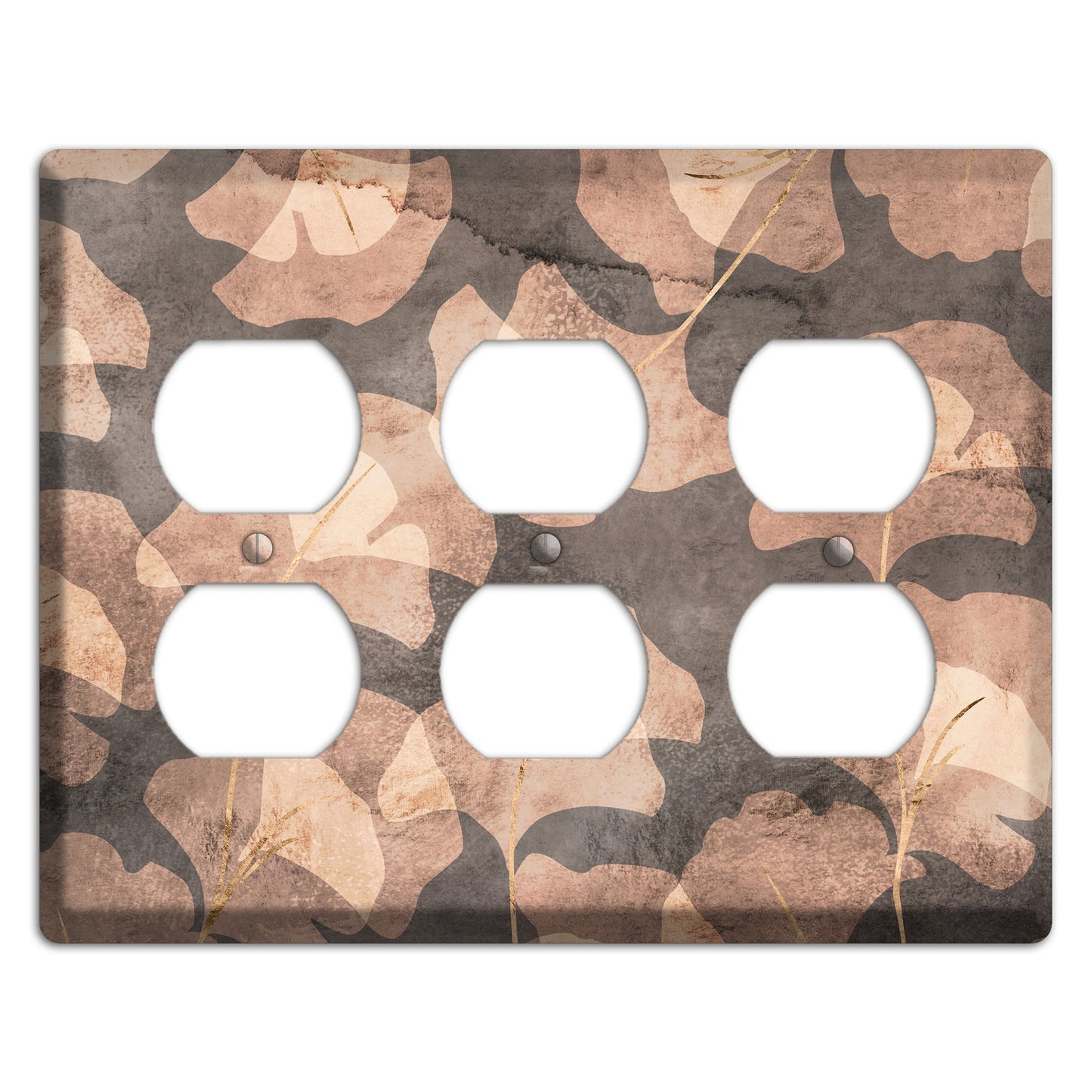 Watercolor Ginkgo 3 Duplex Wallplate