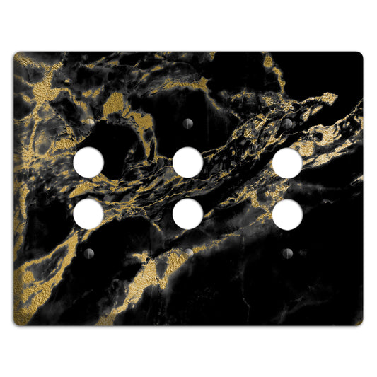 Equator Marble 3 Pushbutton Wallplate