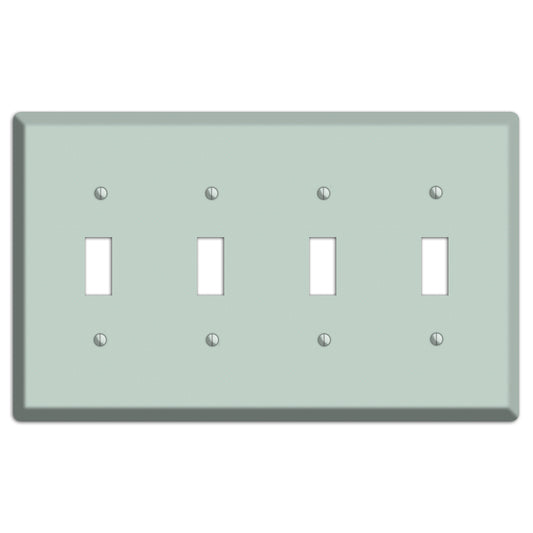 Sage with Tiny Dots 4 Toggle Wallplate