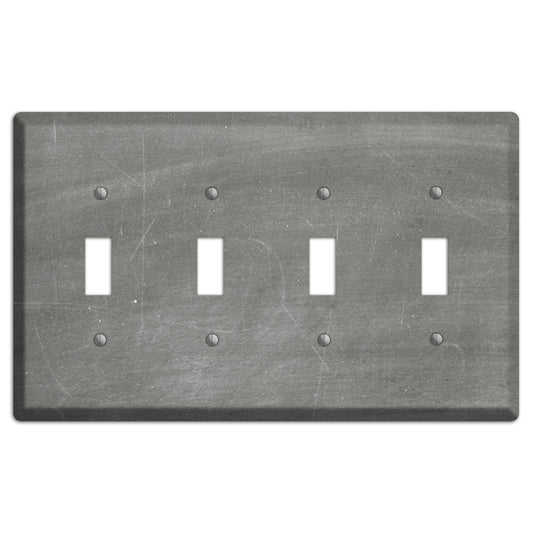 Chalk Green 4 Toggle Wallplate