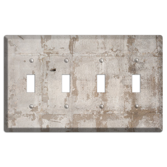 Old Concrete 4 4 Toggle Wallplate