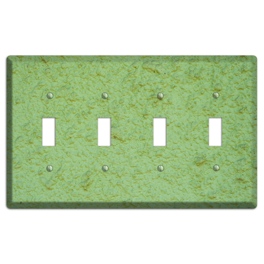 Green Concrete 4 Toggle Wallplate