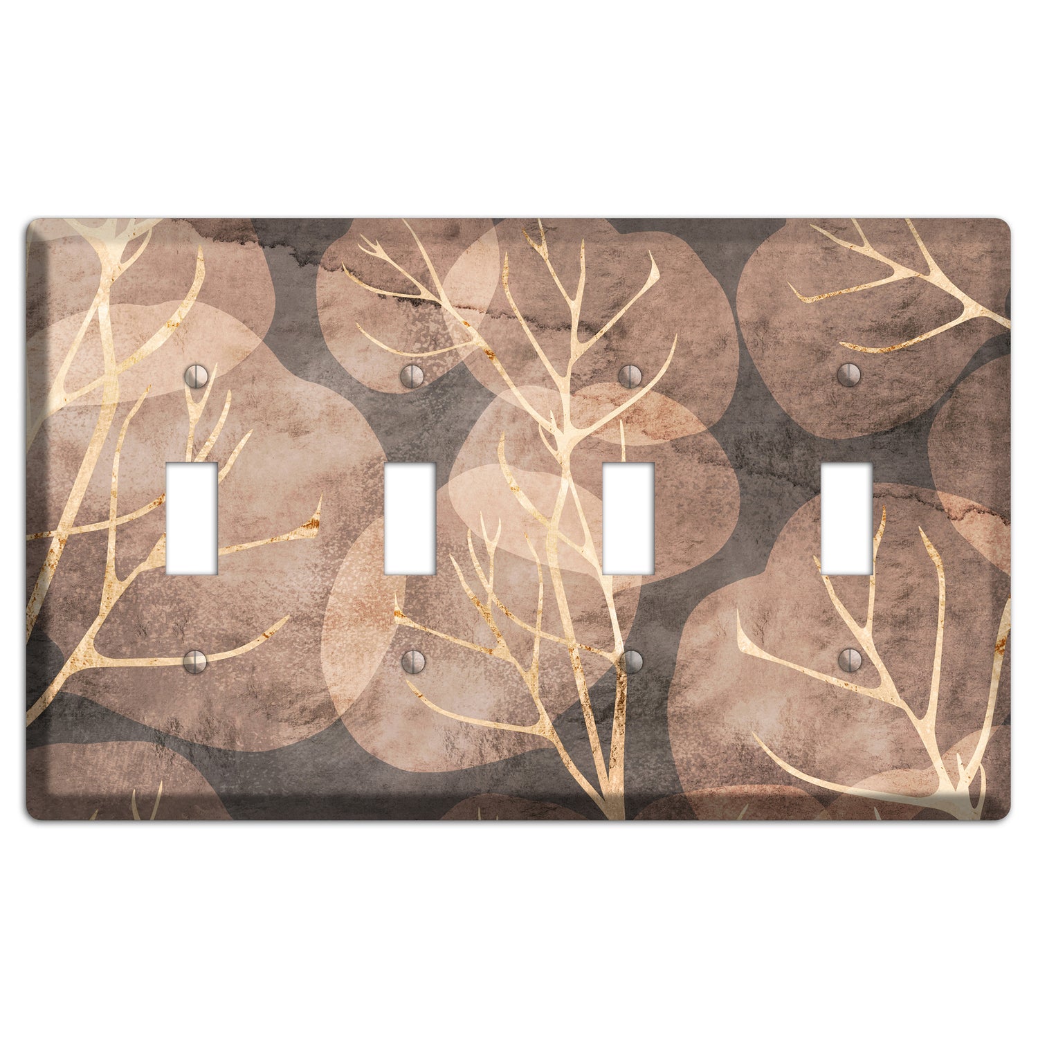 Autumn Leaves 4 Toggle Wallplate