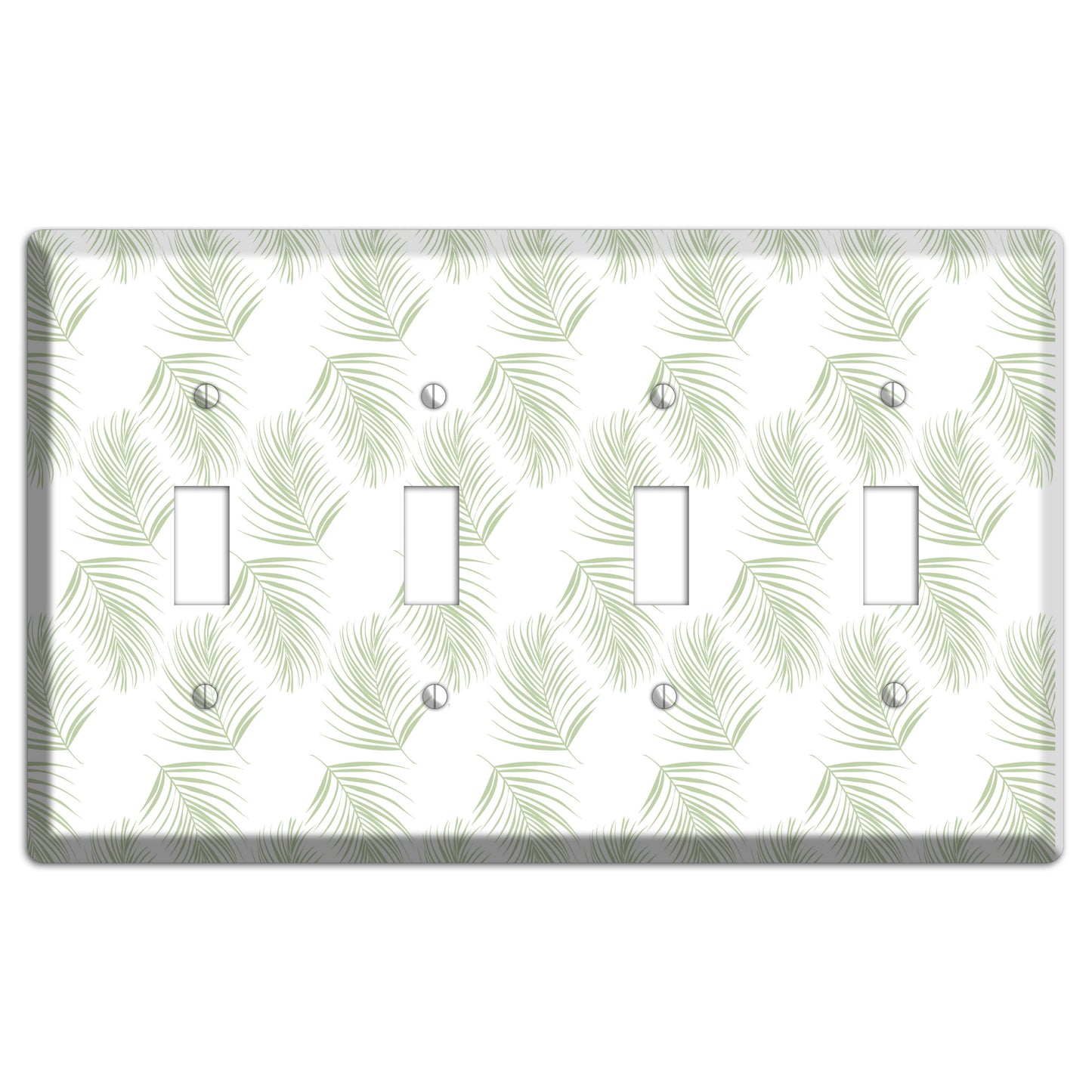 Leaves Style GG 4 Toggle Wallplate