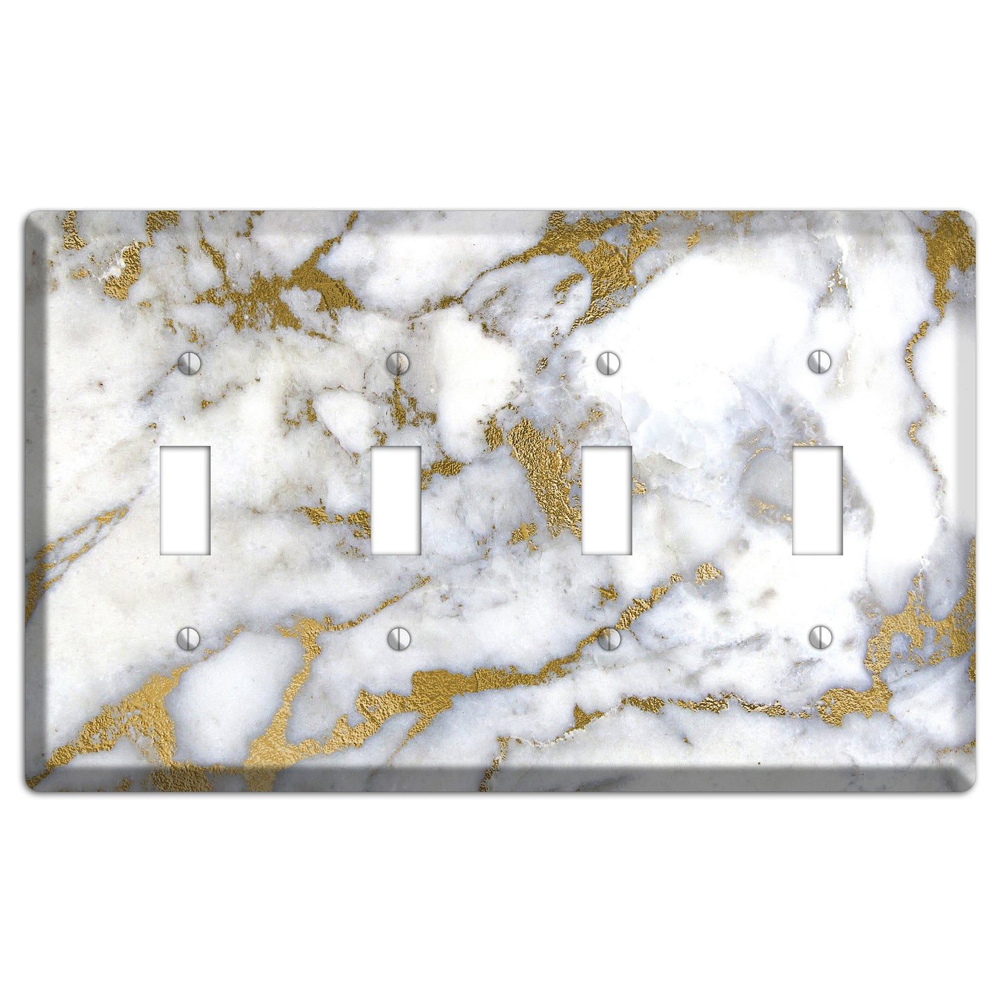 Twine Marble 4 Toggle Wallplate