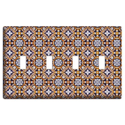 Tavira Tiles 6 4 Toggle Wallplate