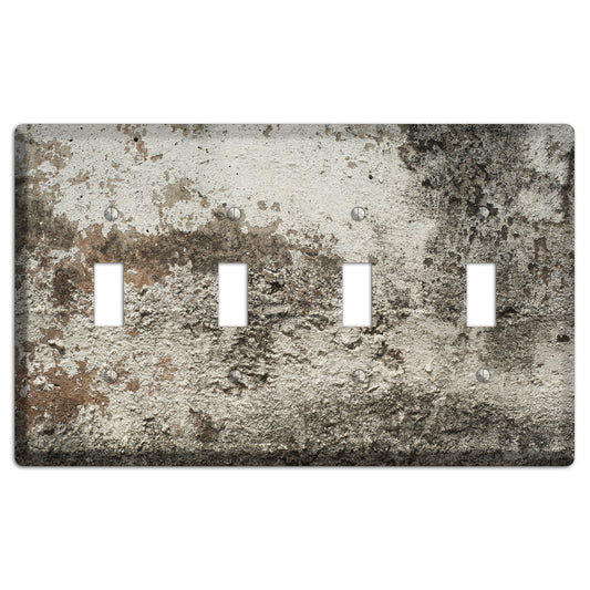 Old Concrete 12 4 Toggle Wallplate