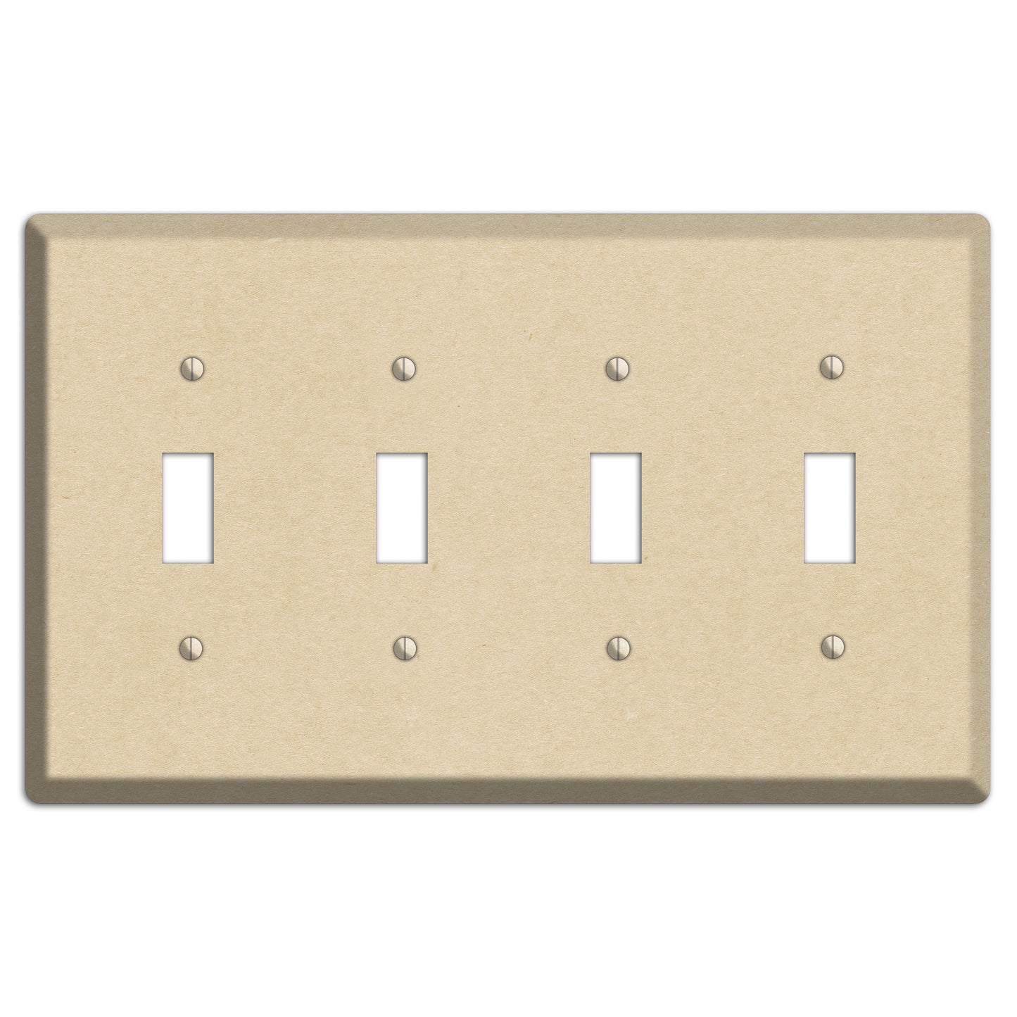 Double Pearl Lusta Kraft 4 Toggle Wallplate