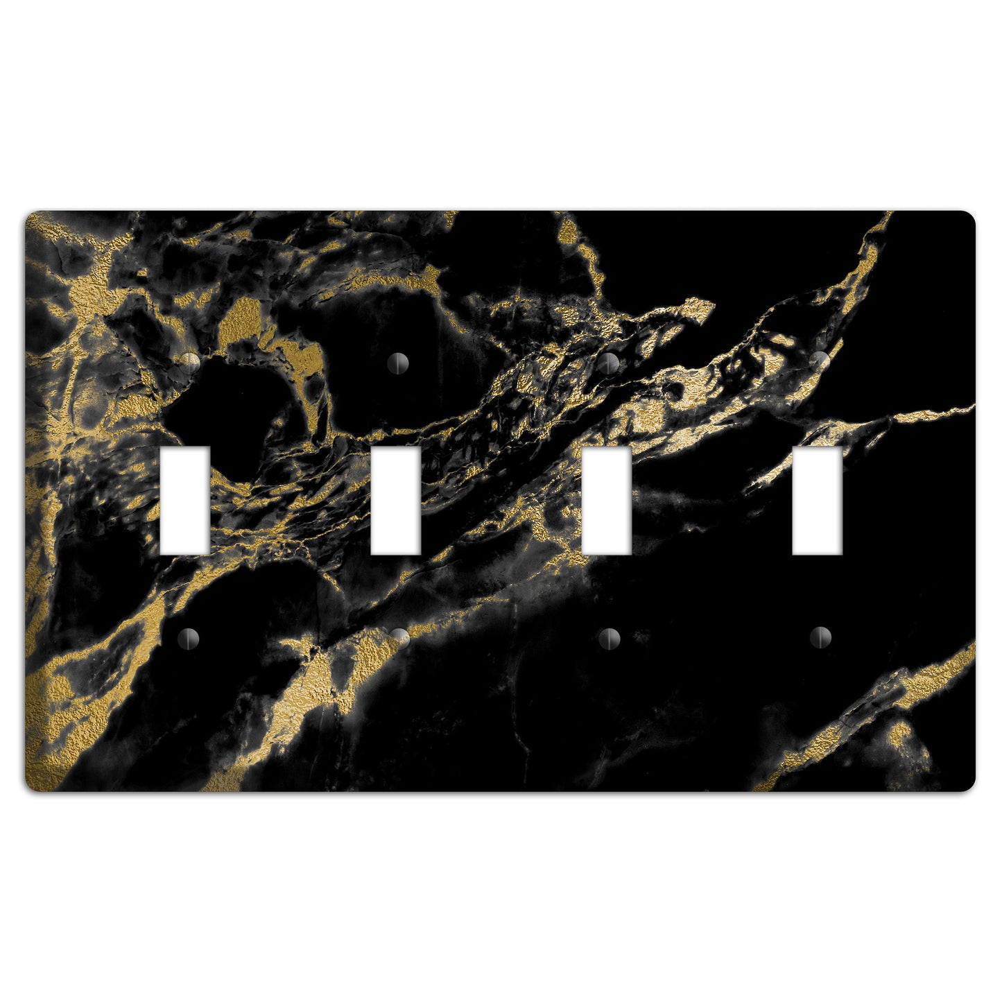 Equator Marble 4 Toggle Wallplate