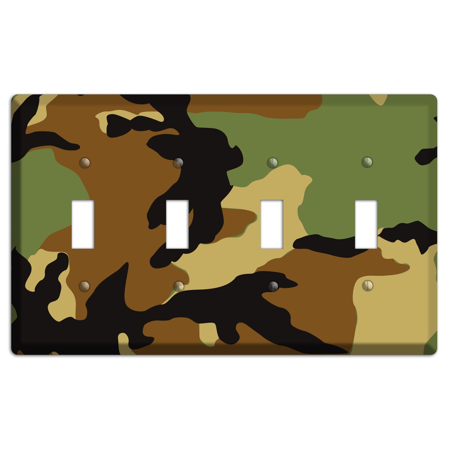 Camoflauge 4 Toggle Wallplate