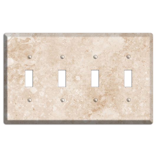 Logan Whimsical Damask 4 Toggle Wallplate