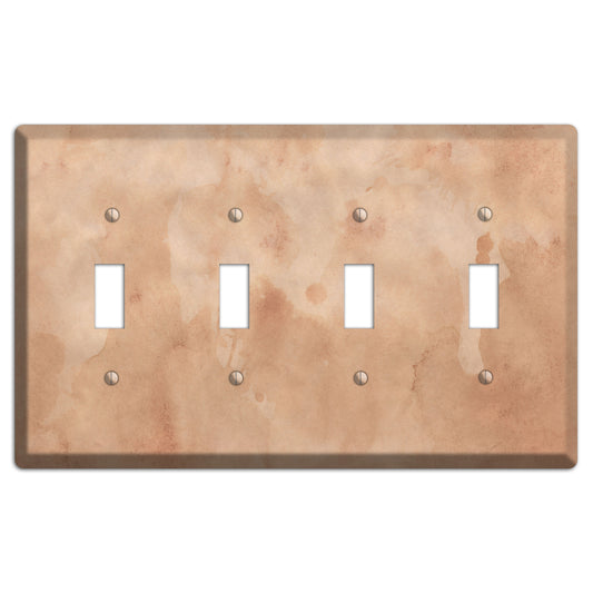 Aged Paper 1 4 Toggle Wallplate