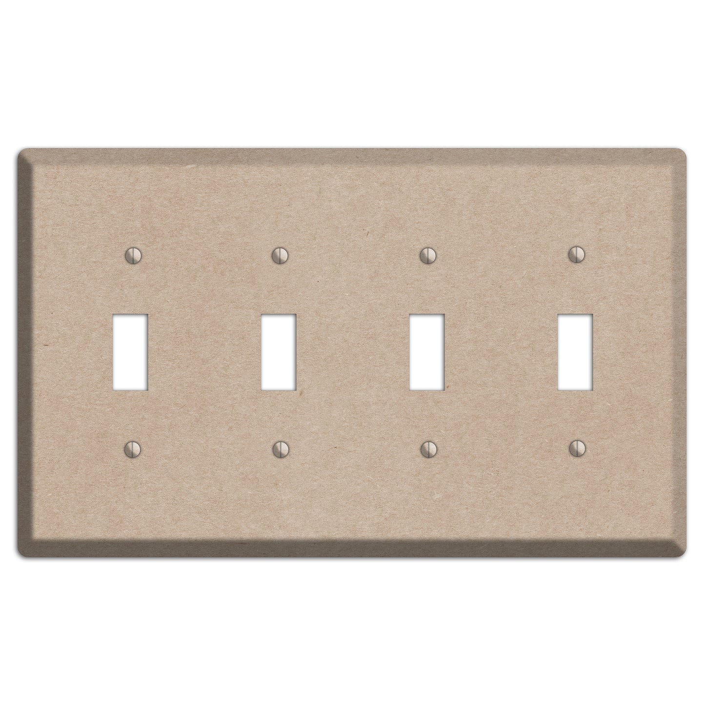 Sandrift Kraft 4 Toggle Wallplate