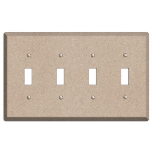 Sandrift Kraft 4 Toggle Wallplate