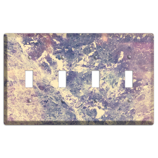 Manatee Marble 4 Toggle Wallplate