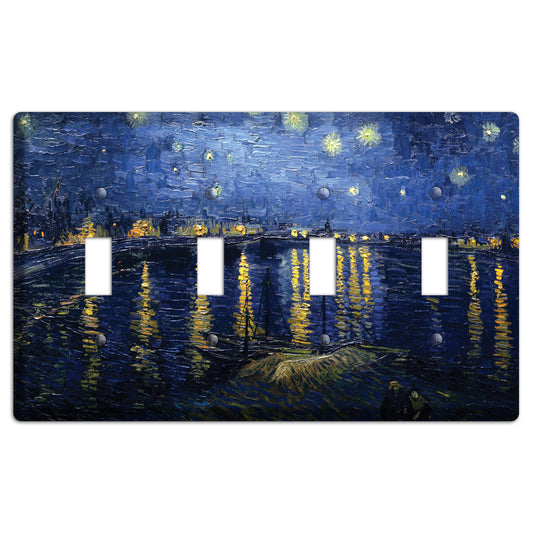 Vincent Van Gogh 4 Toggle Wallplate