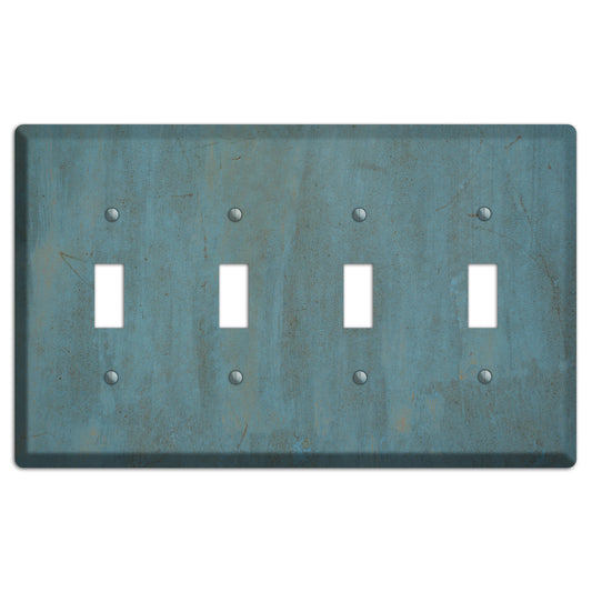 Slate Concrete 4 Toggle Wallplate