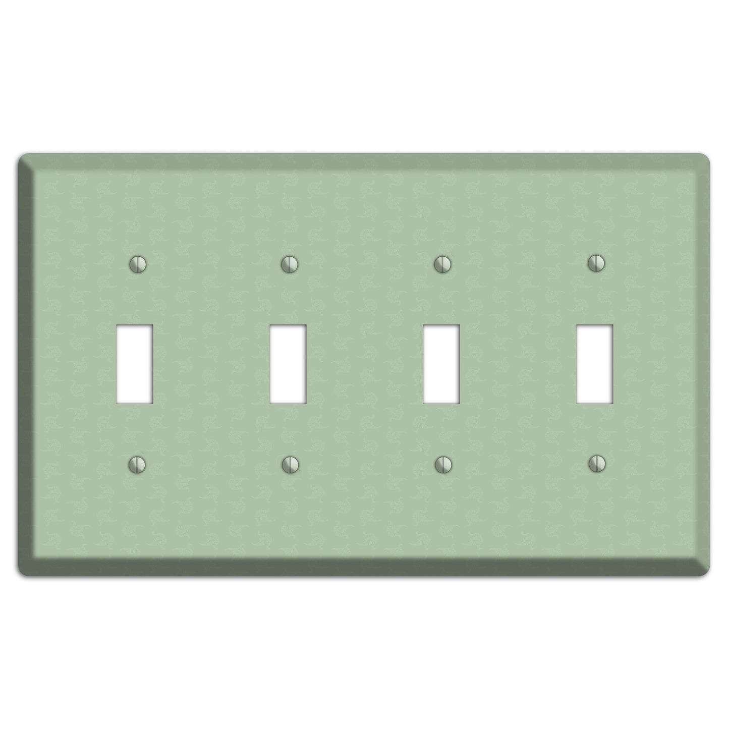 Sage Tiny Cartouche 4 Toggle Wallplate