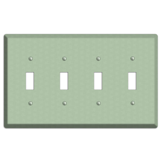 Sage Tiny Cartouche 4 Toggle Wallplate