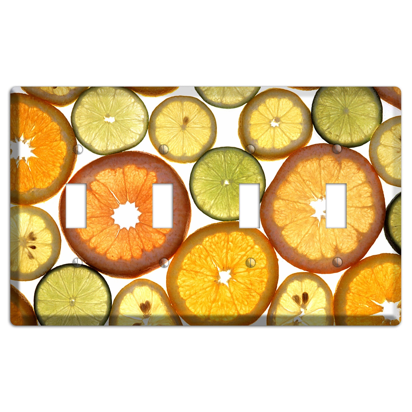 Fruit 4 Toggle Wallplate