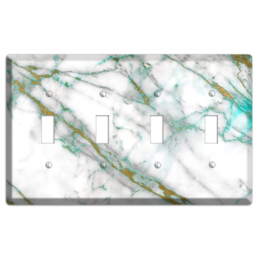 Mantle Marble 4 Toggle Wallplate