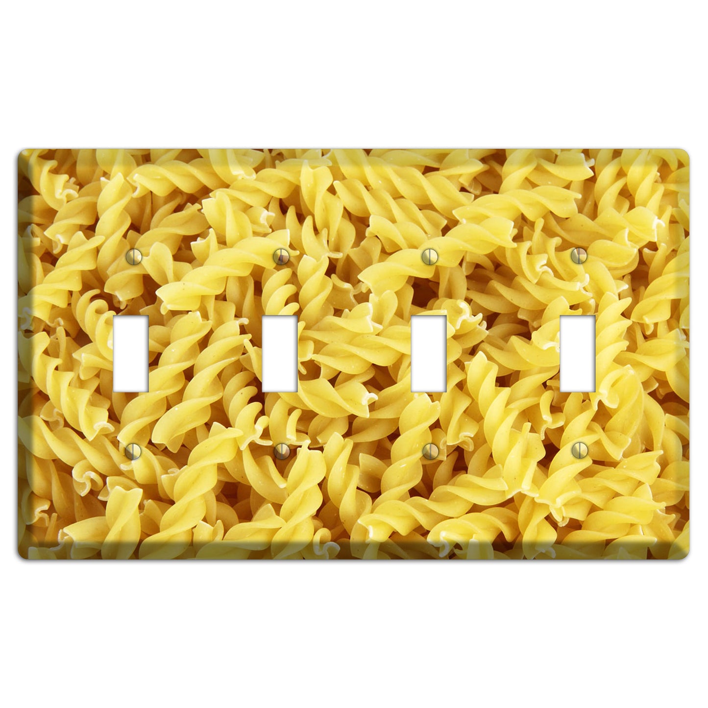 Fusilli 4 Toggle Wallplate