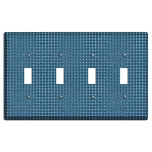 Blue Drops 4 Toggle Wallplate