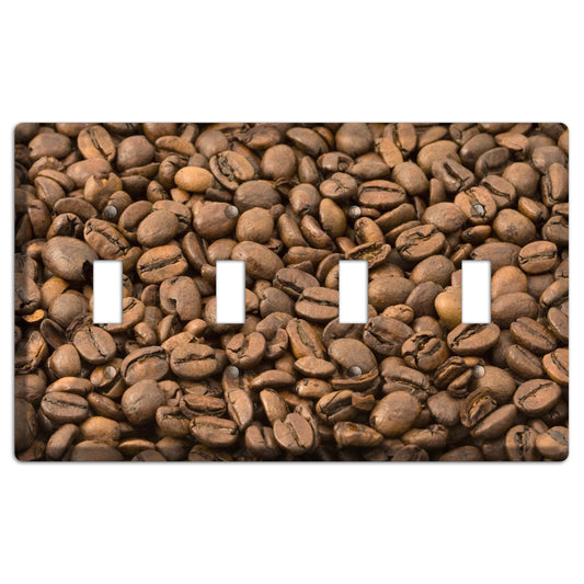 Coffee 4 Toggle Wallplate