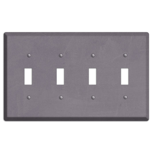 Chalk Purple 4 Toggle Wallplate