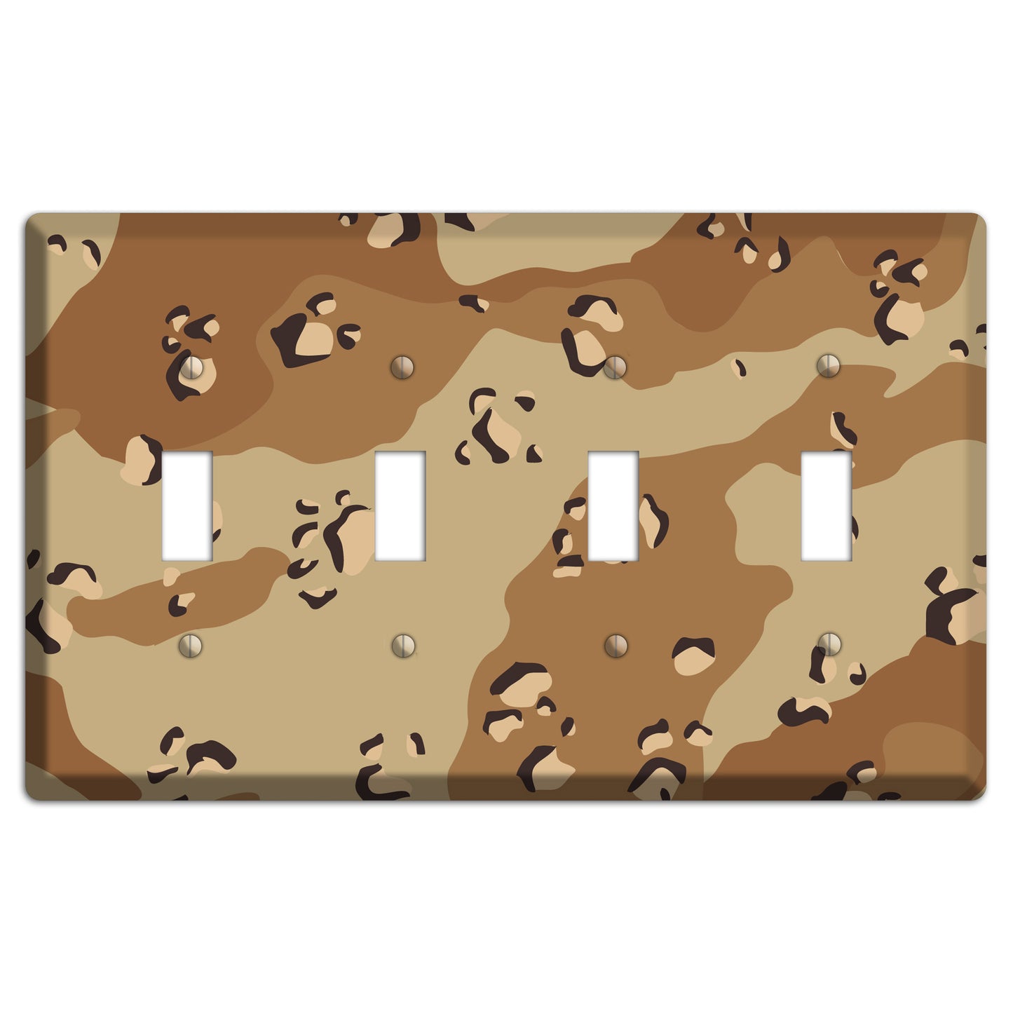 Desert Camo 4 Toggle Wallplate