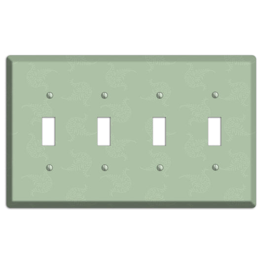 Sage Cartouche 4 Toggle Wallplate