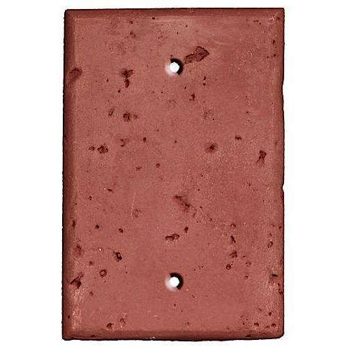 Brick Stone Single Blank Cover Plate - Wallplatesonline.com