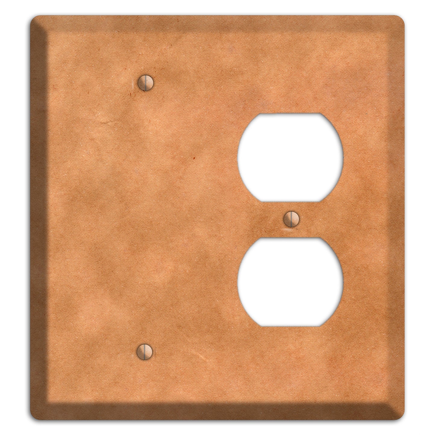 Aged Paper 8 Blank / Duplex Wallplate