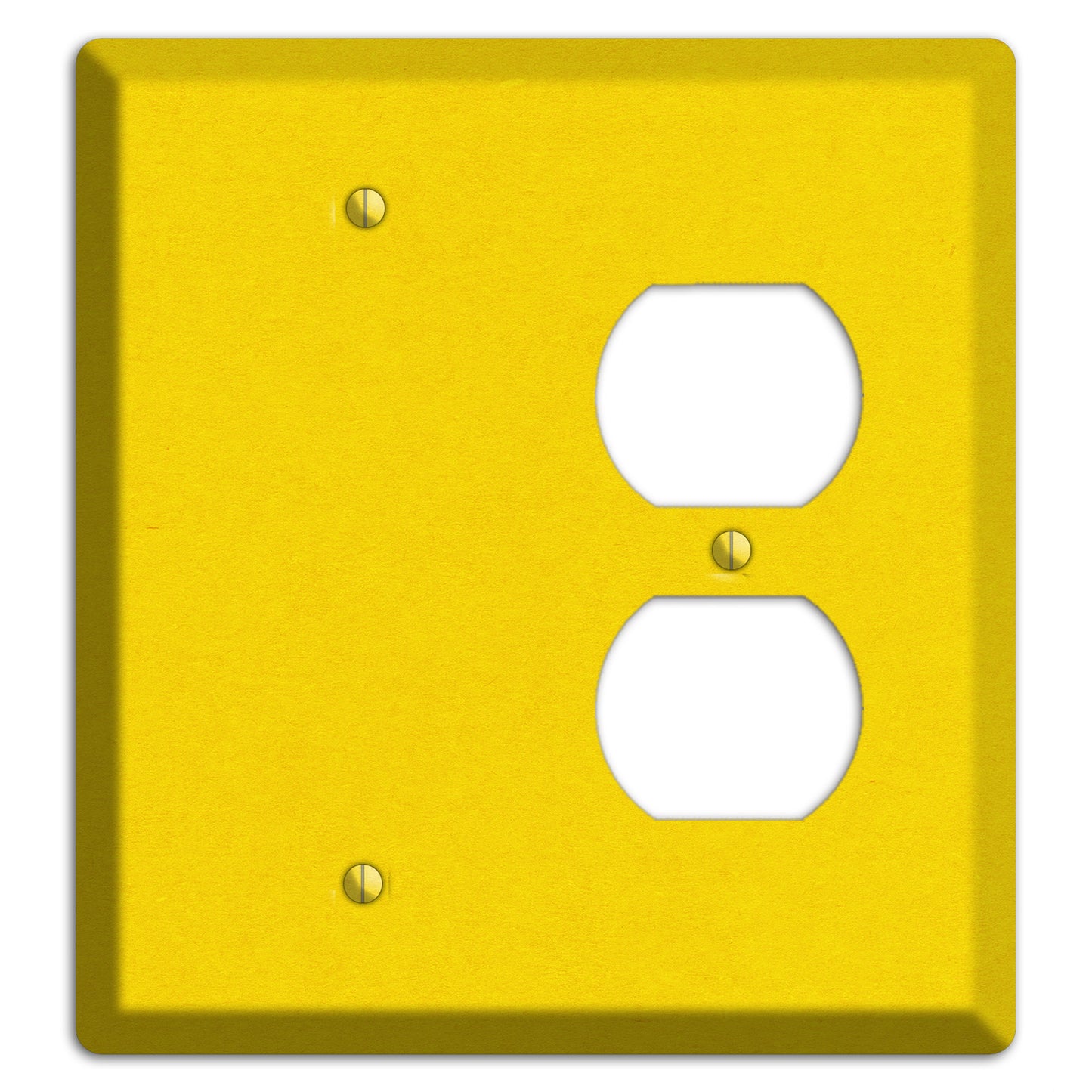 Tangerine Yellow Kraft Blank / Duplex Wallplate